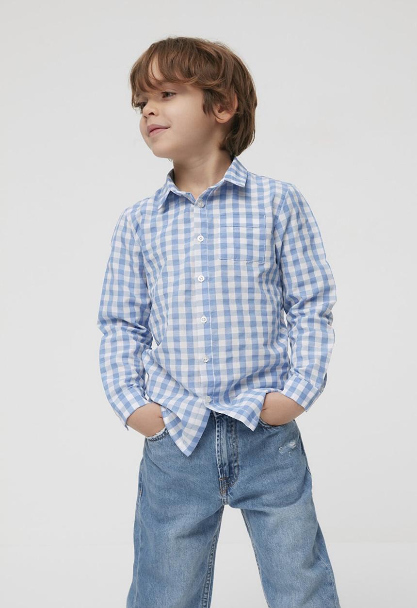Trendyol - Long sleeve shirt - blue