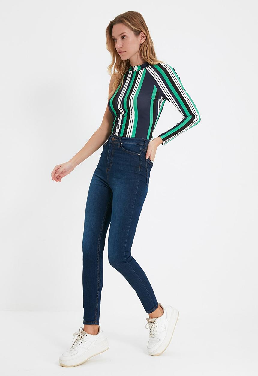 Trendyol - High waist skinny jeans - navy