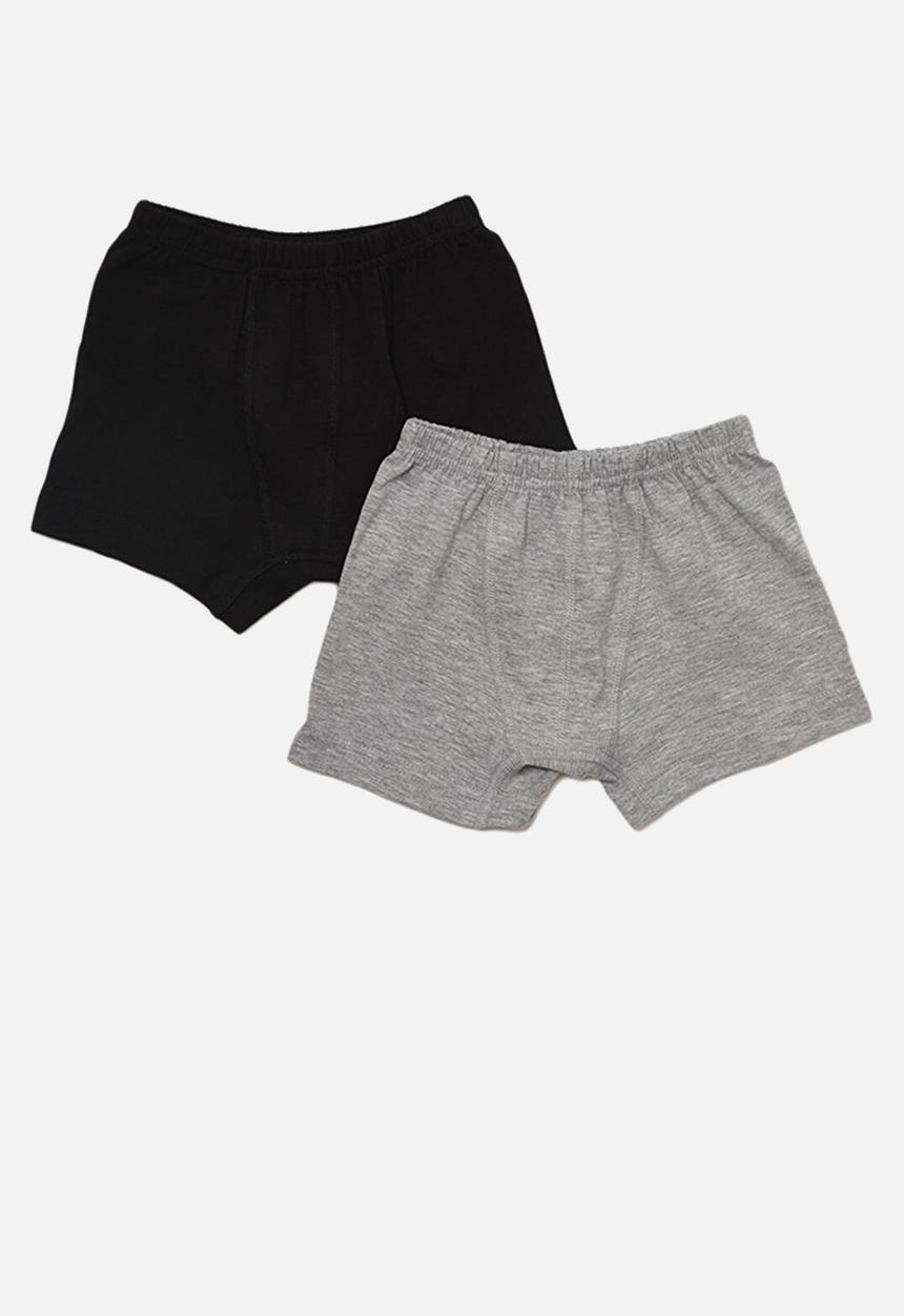 Trendyol - 2 Pack boxer short - black & grey