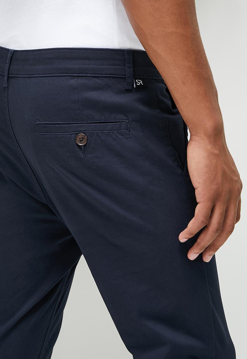 STYLE REPUBLIC - Skinny tapered chino - navy