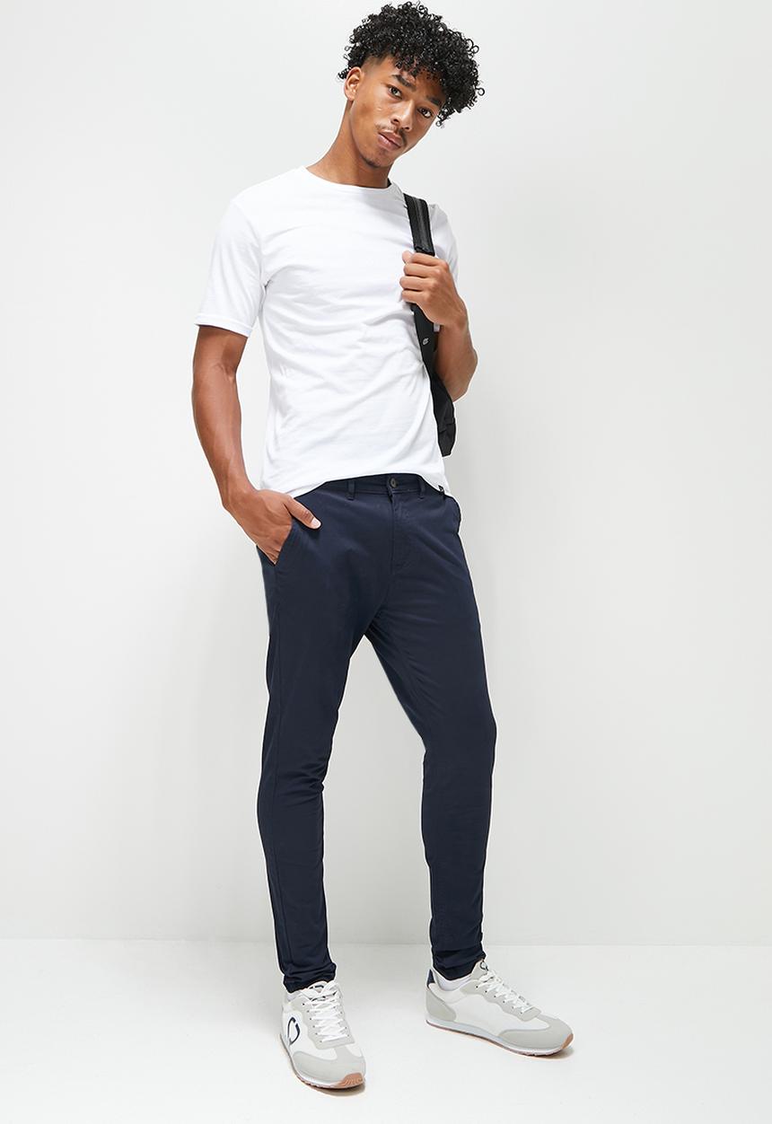 STYLE REPUBLIC - Skinny tapered chino - navy
