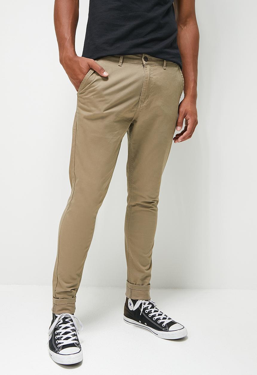 STYLE REPUBLIC - Skinny tapered chino - taupe