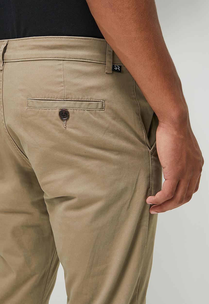 STYLE REPUBLIC - Skinny tapered chino - taupe