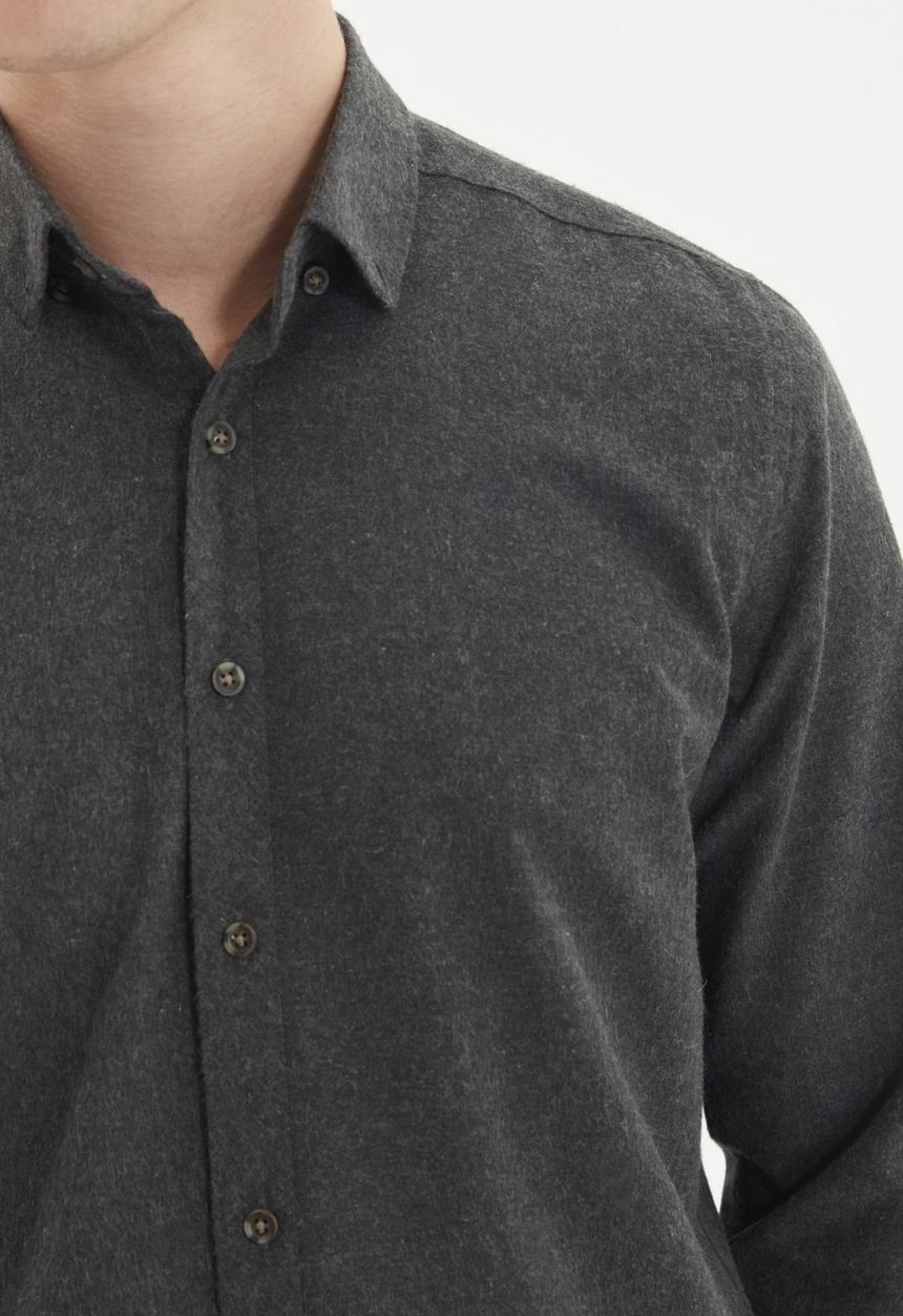 Trendyol - Ricco slim fit long sleeve shirt - black