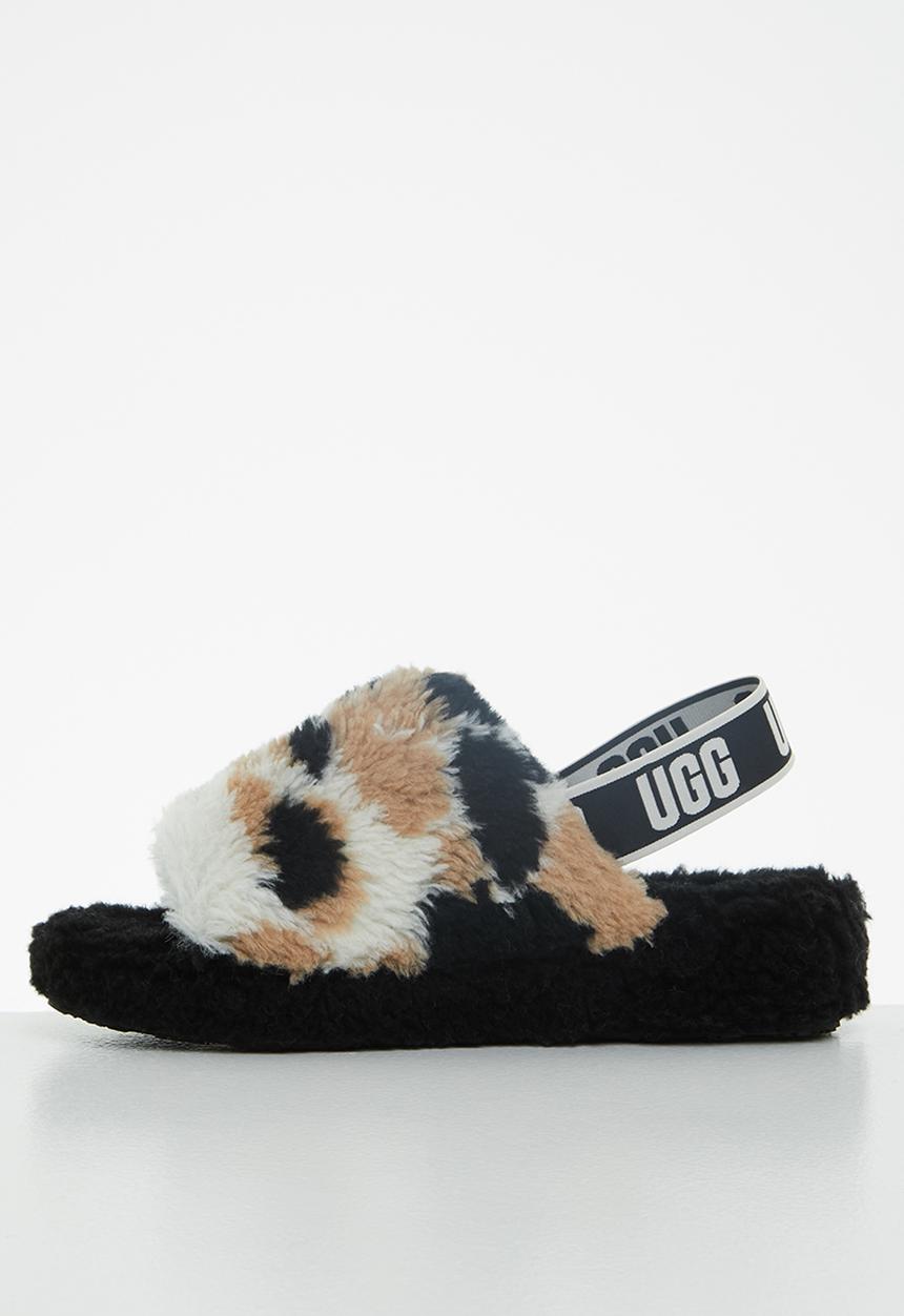 UGG® - Fluff yeah slide - cowprint