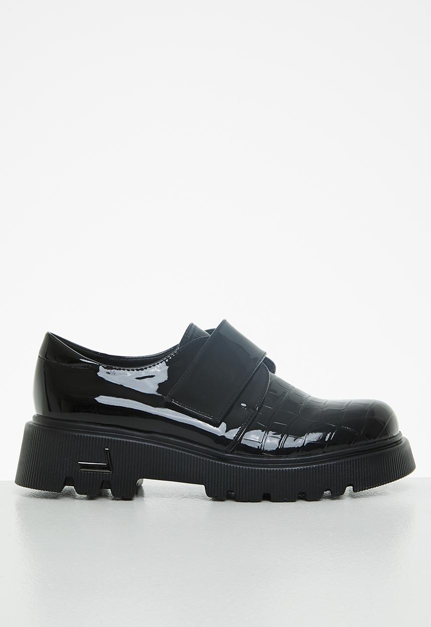 Footwork - Nexa chunky monk shoe - black