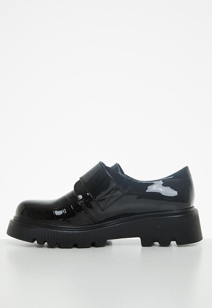 Footwork - Nexa chunky monk shoe - black