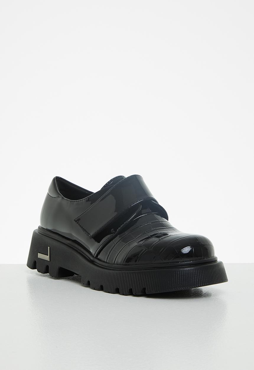 Footwork - Nexa chunky monk shoe - black