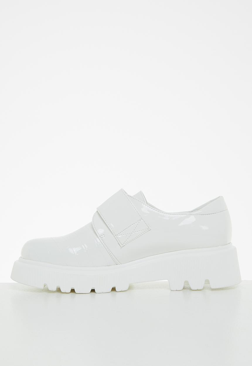 Footwork - Nexa chunky monk shoe - white