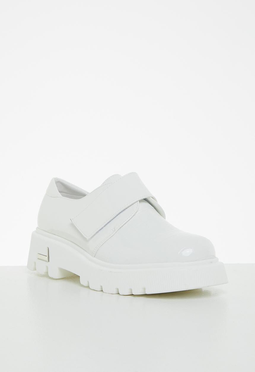 Footwork - Nexa chunky monk shoe - white