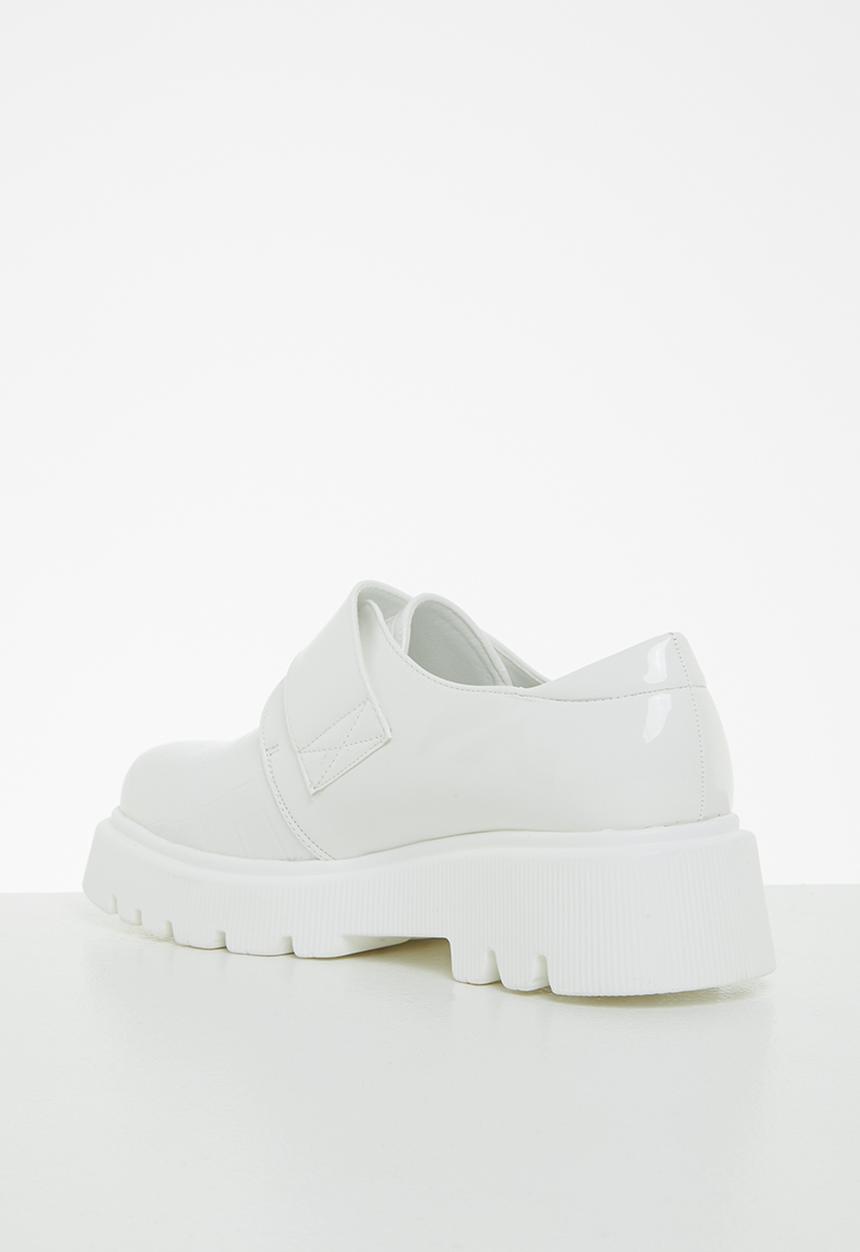 Footwork - Nexa chunky monk shoe - white