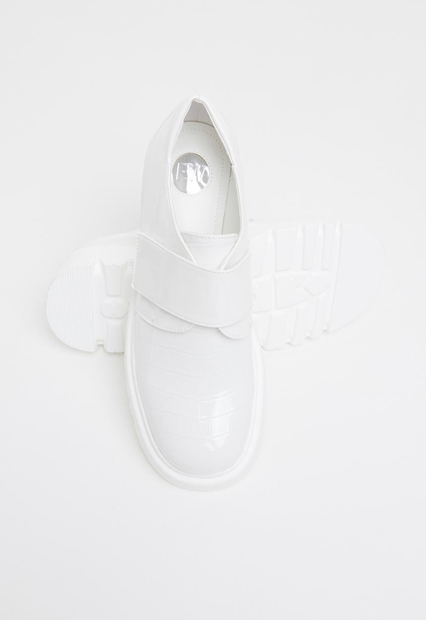 Footwork - Nexa chunky monk shoe - white