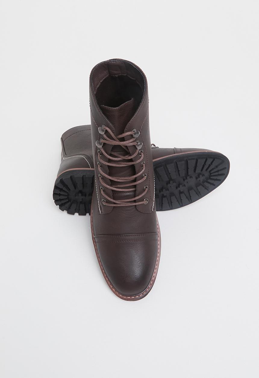 Superbalist - London lace-up boot - brown