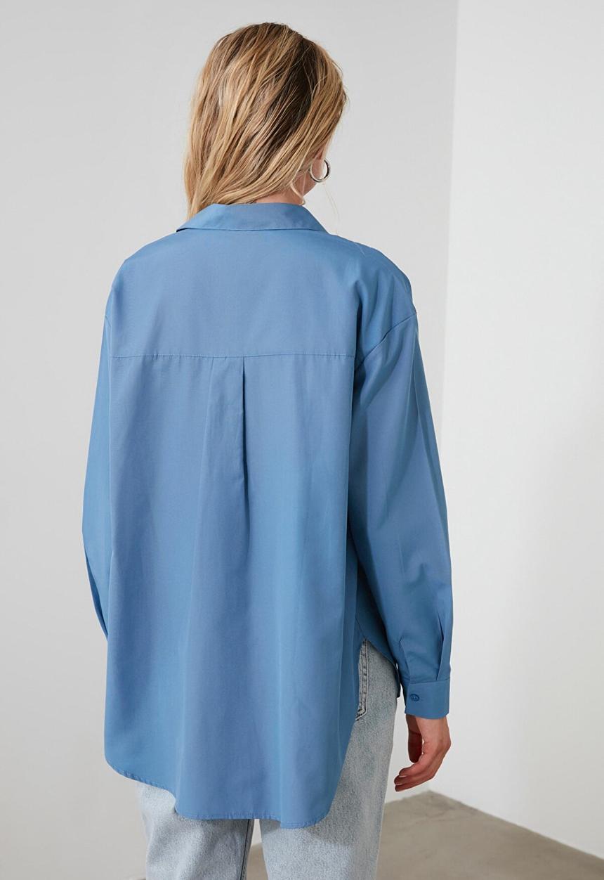Trendyol - Loose fit shirt - petrol