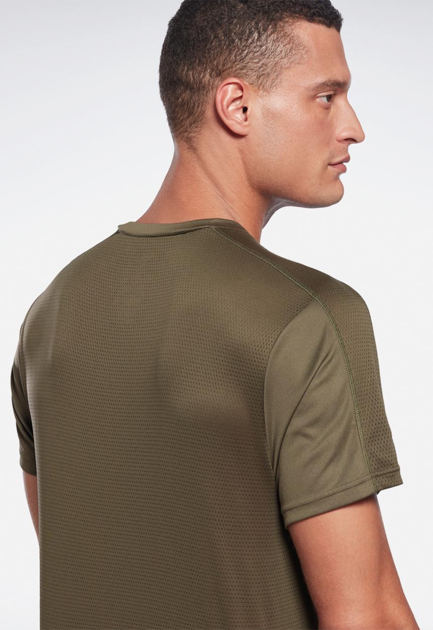 Reebok - Workout SS Tech Tee - Army green