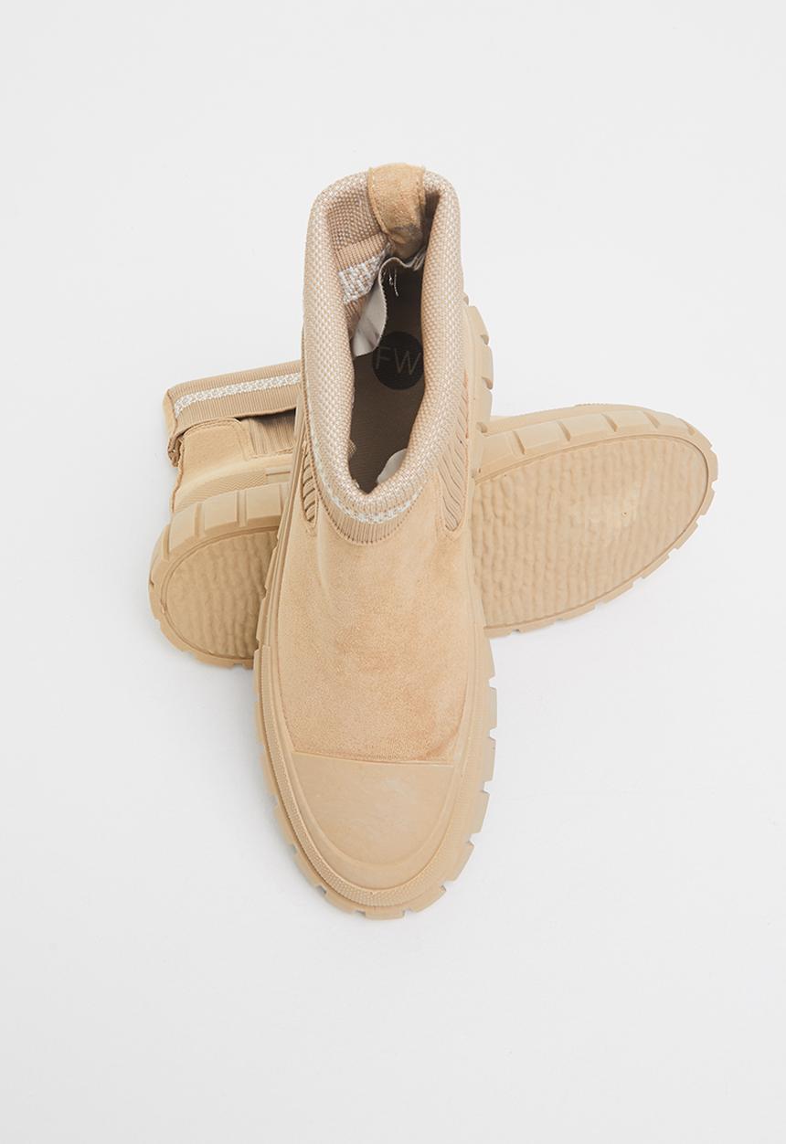 Footwork - Astra sock chelsea boot - taupe