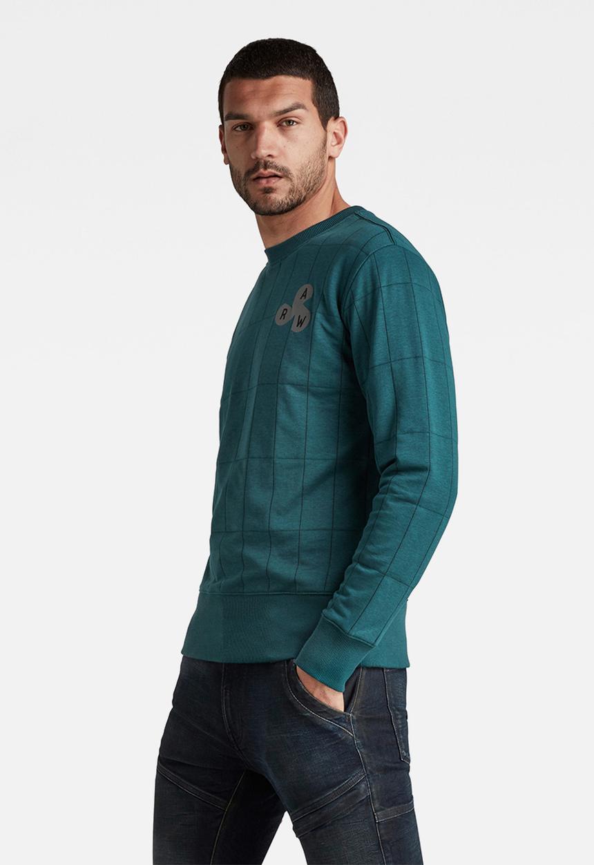 G-STAR - Quilted r sw - green