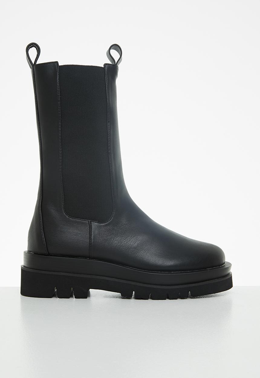 Public Desire - Dope chunky sole chelsea ankle boot - black