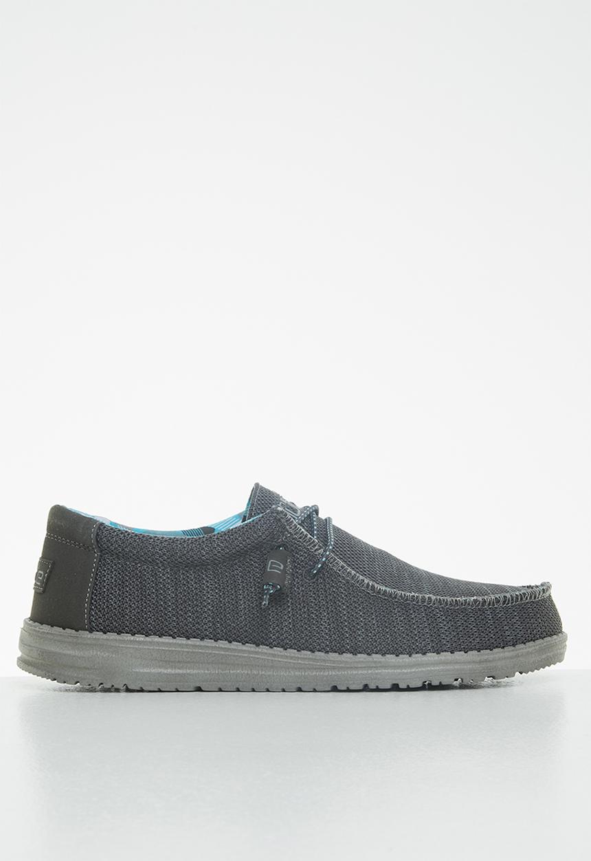 Hey Dude - Wally sox - charcoal