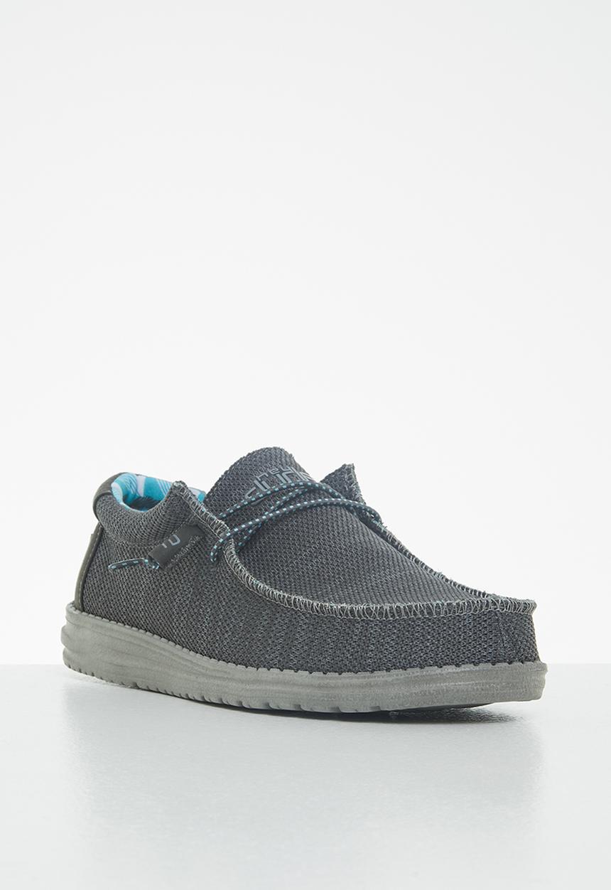 Hey Dude - Wally sox - charcoal