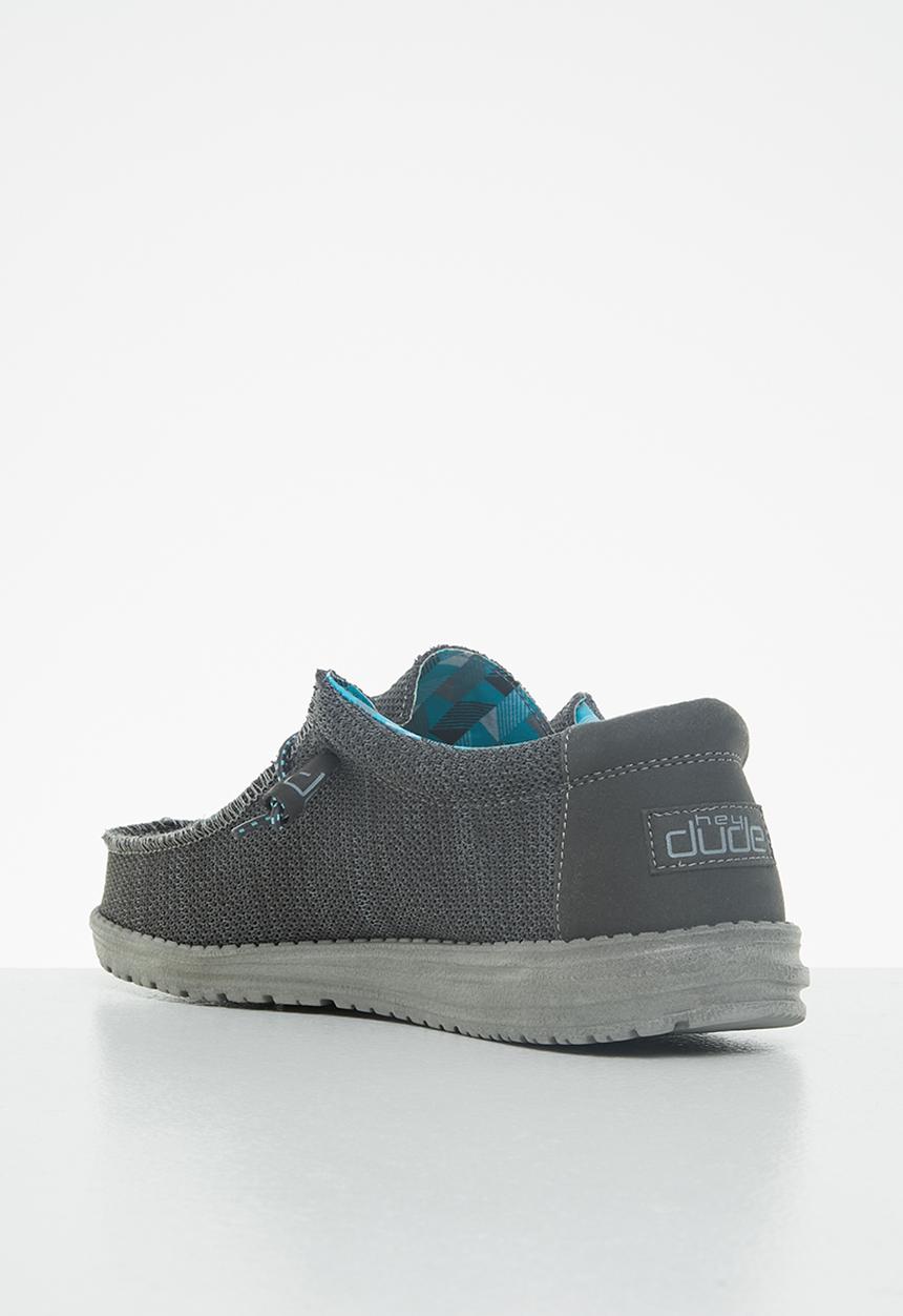 Hey Dude - Wally sox - charcoal