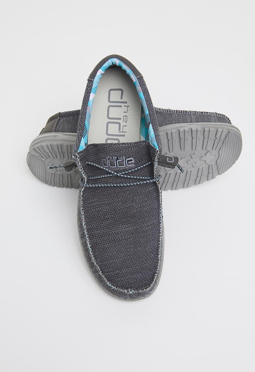 Hey Dude - Wally sox - charcoal