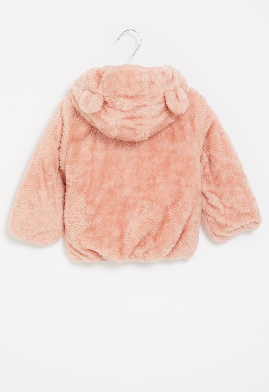Pop Candy - Fluffy hooded jacket - pink