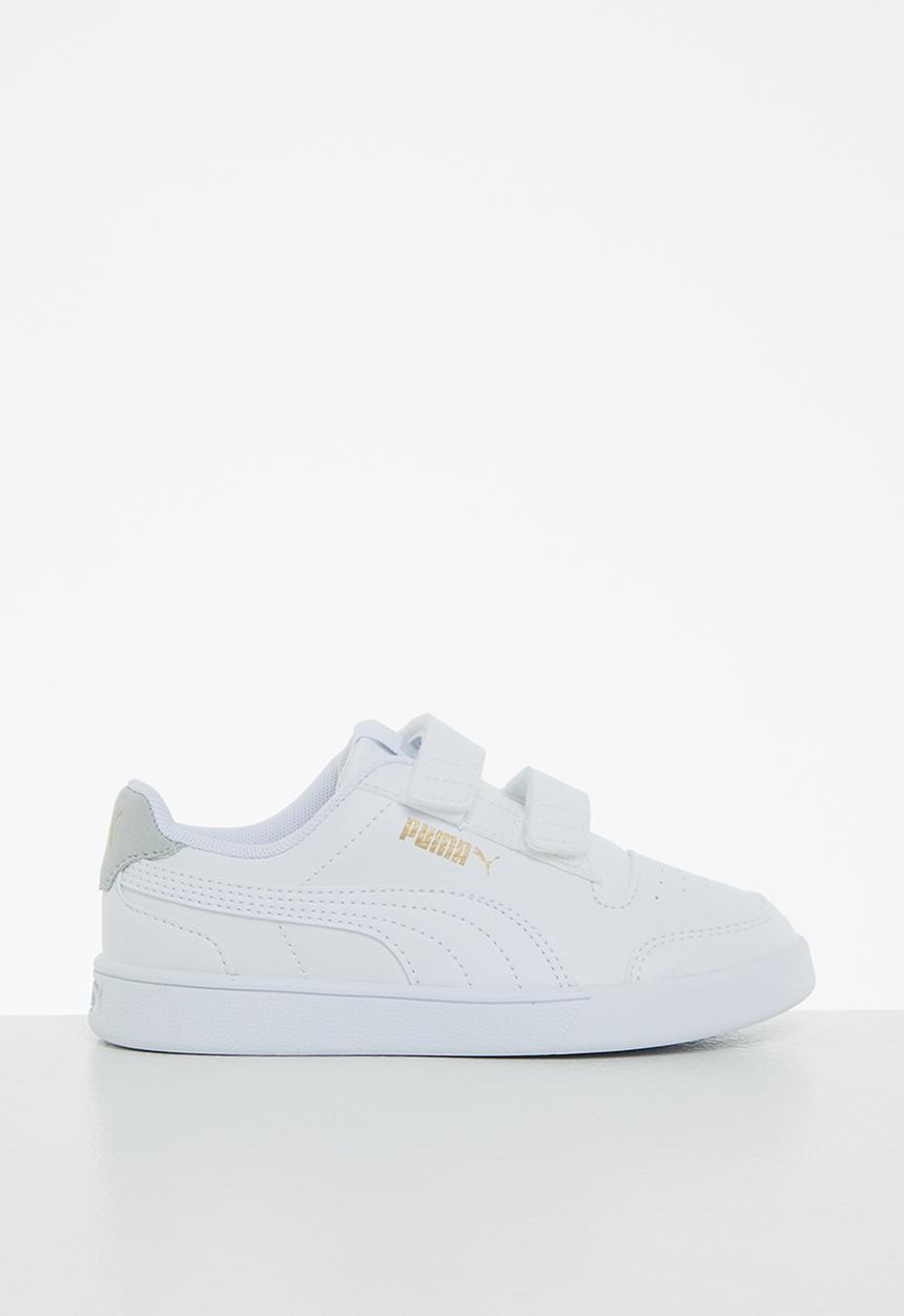 PUMA - Puma shuffle v ps - puma white-puma white-gray violet-puma team gold