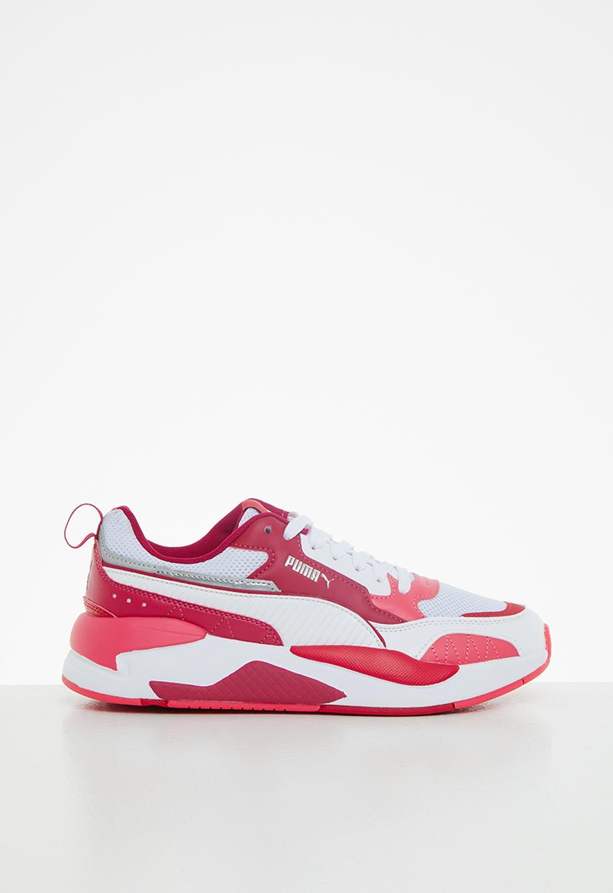 PUMA - X-ray 2 square jr - persian red-puma white-paradise pink-puma silver