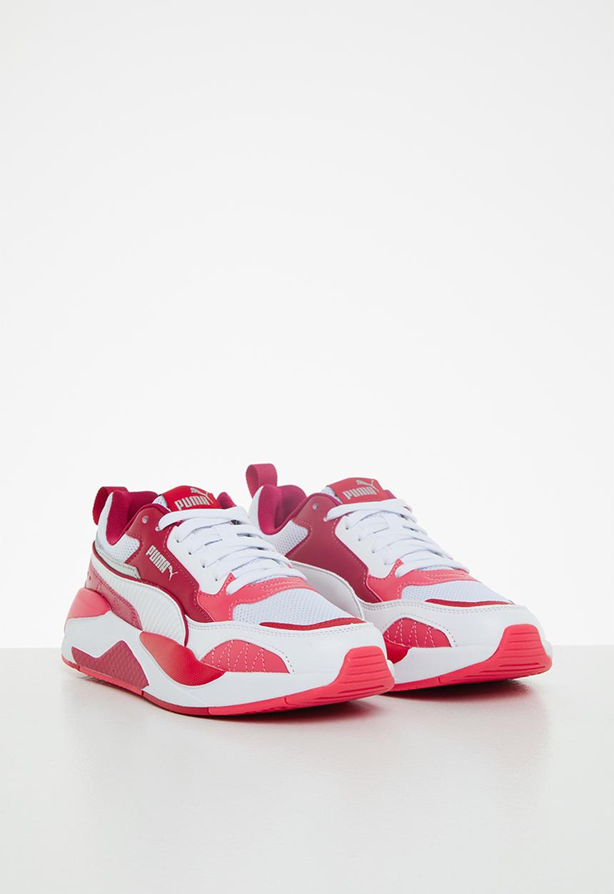 PUMA - X-ray 2 square jr - persian red-puma white-paradise pink-puma silver