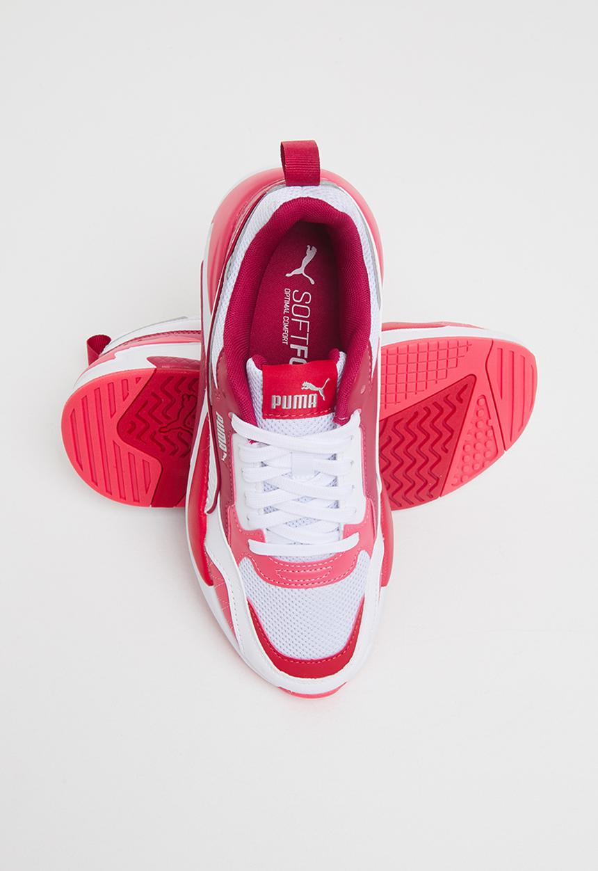 PUMA - X-ray 2 square jr - persian red-puma white-paradise pink-puma silver