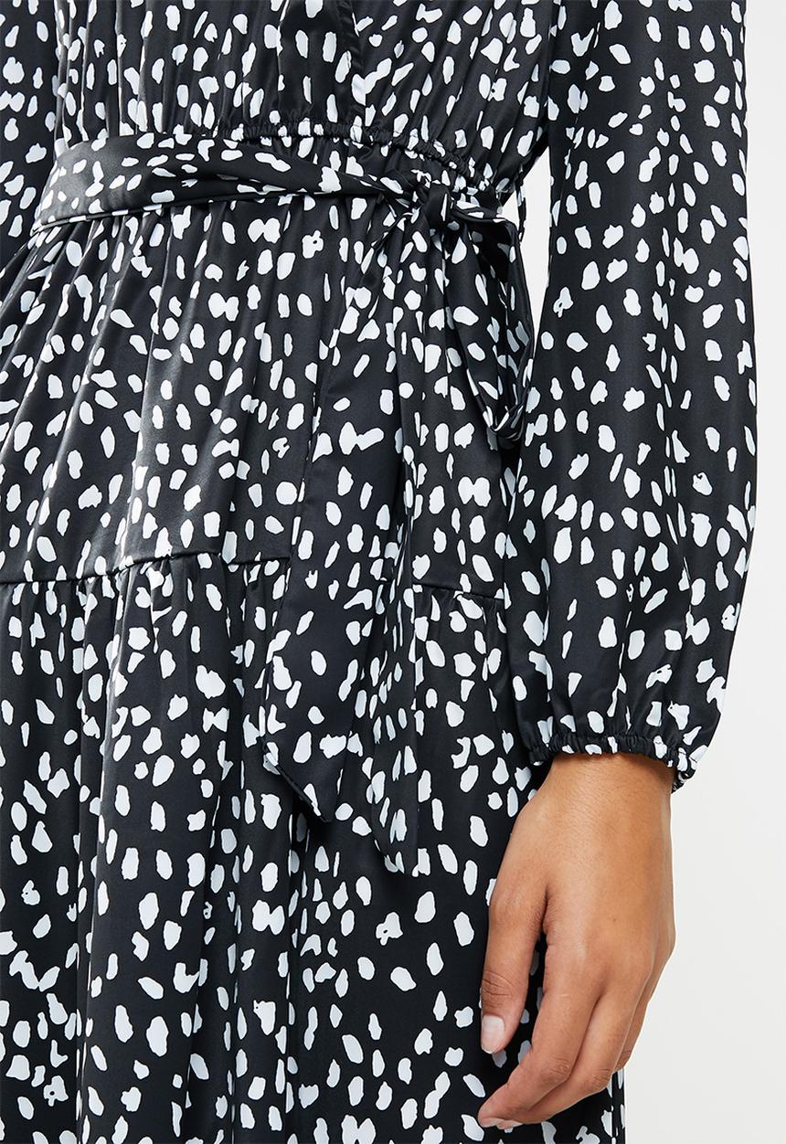 dailyfriday - Maxi tiered dress - black 