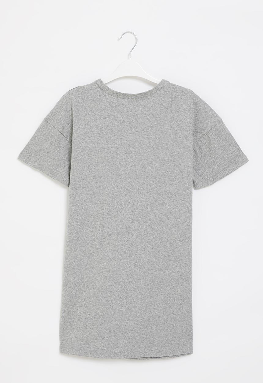 Superbalist - Oversized T-shirt dress - grey