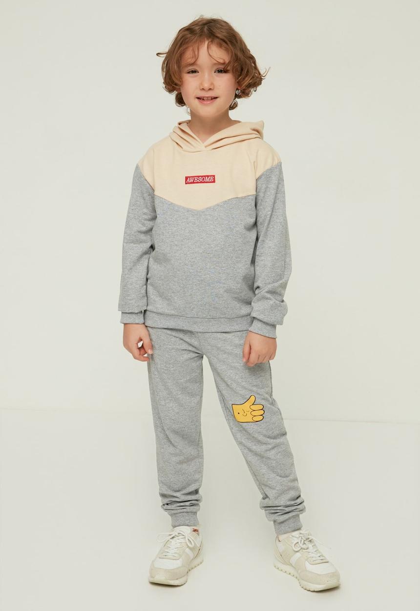 Trendyol - Long sleeve sweatshirt - gray