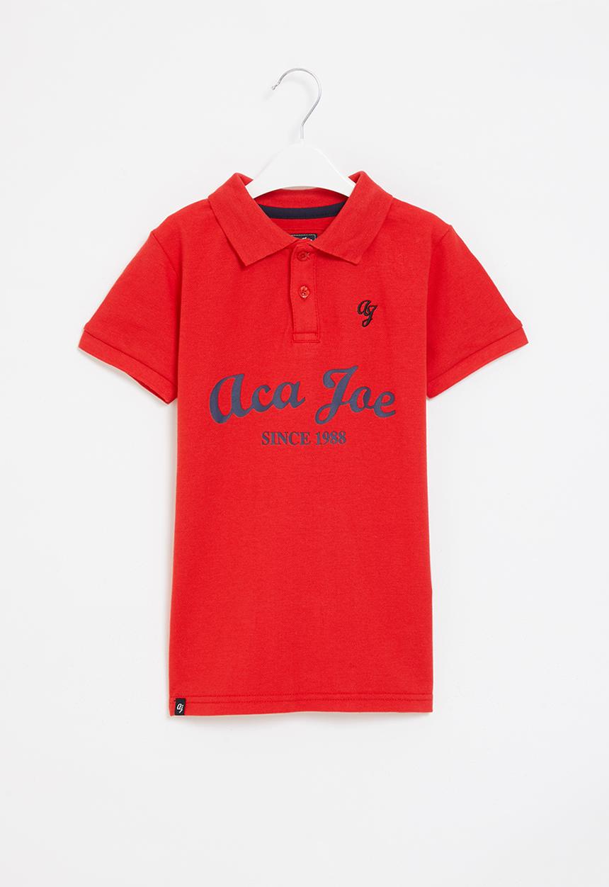 Aca Joe - Aca joe flat print golfer - racing red