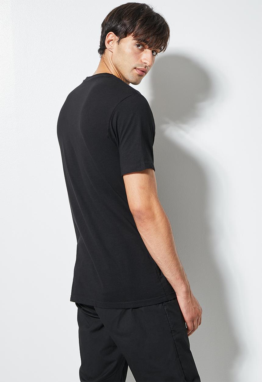 Superbalist - 2-pack dean v-neck tee - black & white