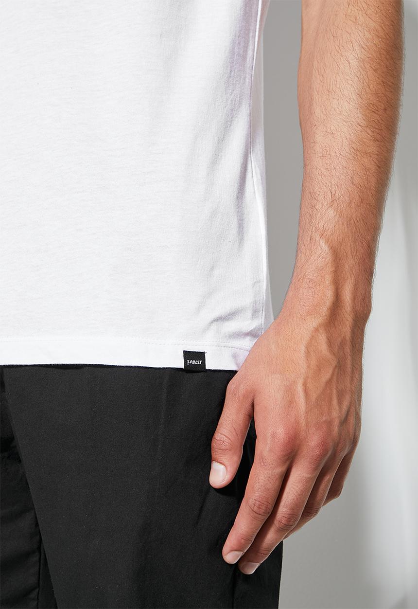 Superbalist - 2-pack dean v-neck tee - black & white