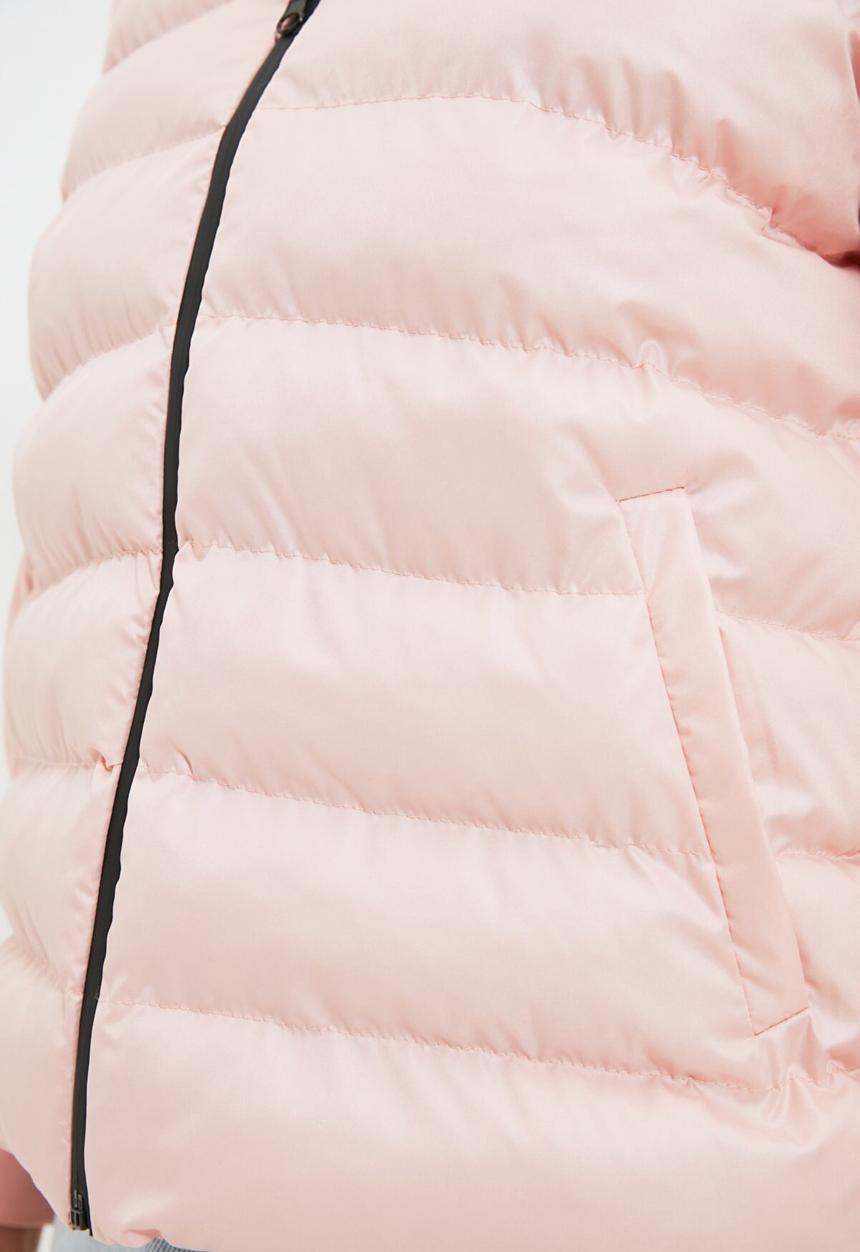 Trendyol - Sleeve detailed quilted coat - powder pink