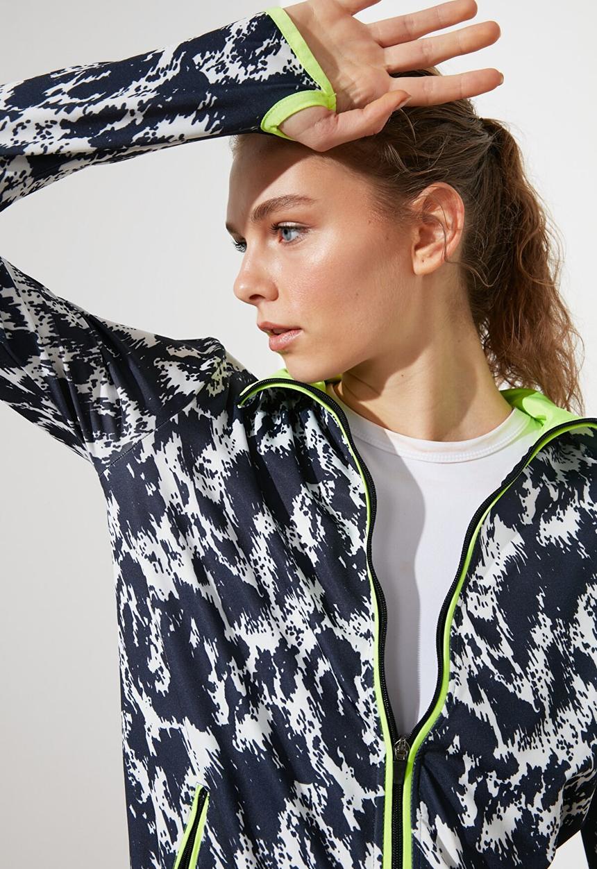 Trendyol - Neon stripe patterned sports jacket - multi