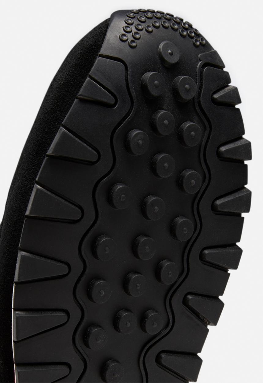 Reebok - Junior cl lthr - core black/white/dynamic red