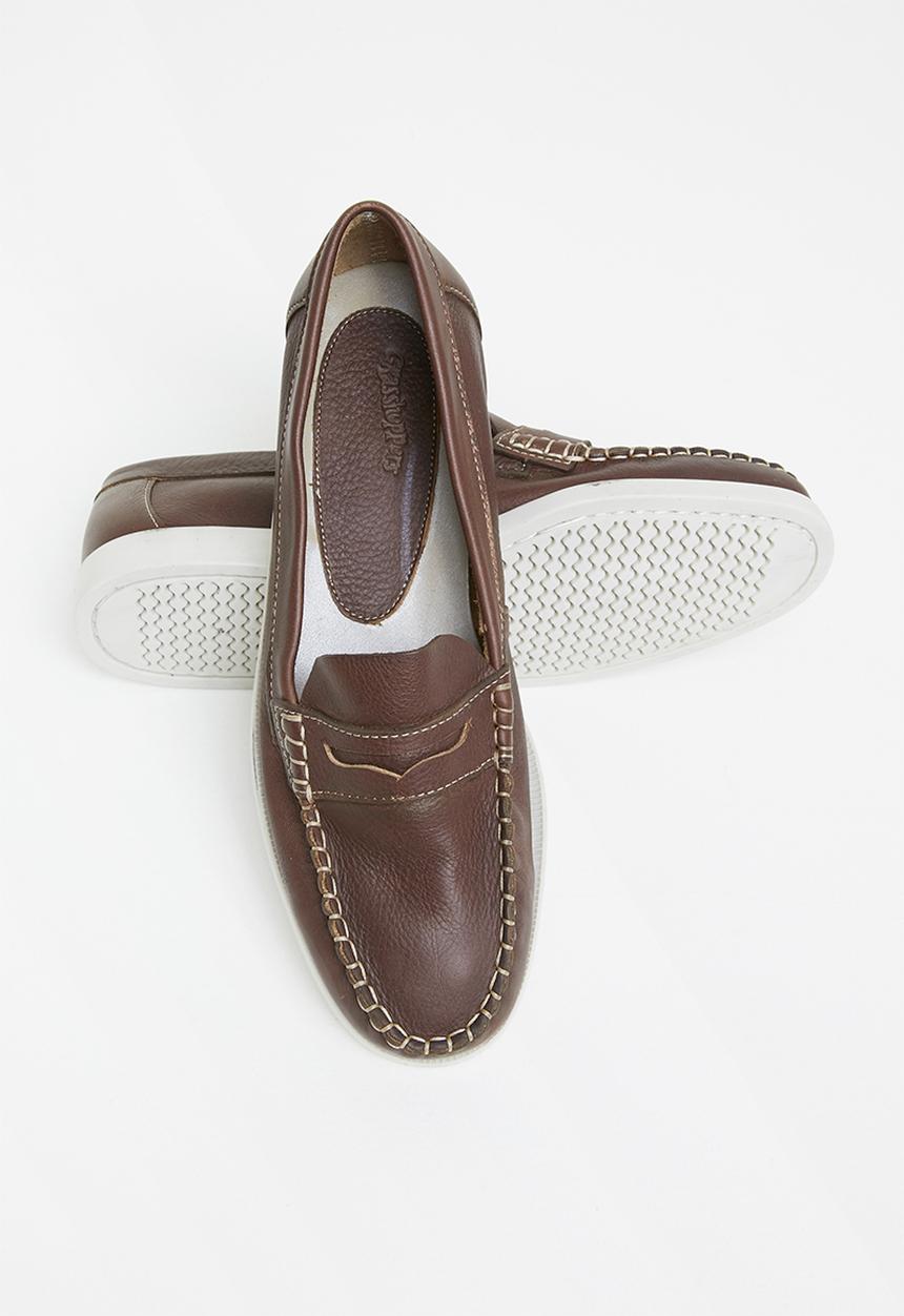 Grasshoppers - Shiloh natan leather - brown