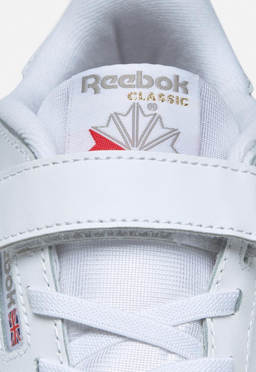 Reebok - Boys lthr 1v - white/vector blue