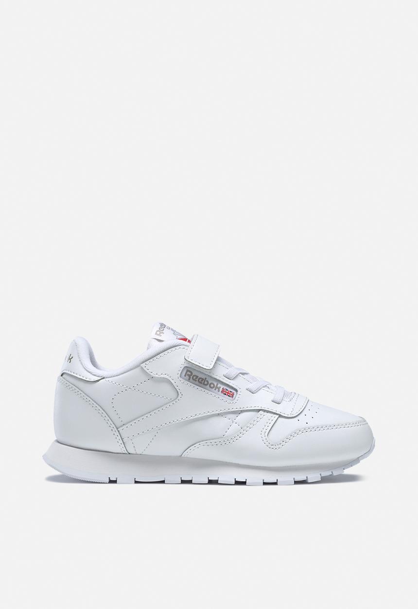 Reebok - Boys lthr 1v - white/vector blue