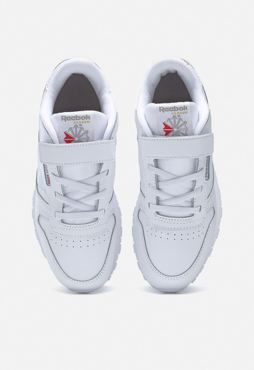 Reebok - Boys lthr 1v - white/vector blue