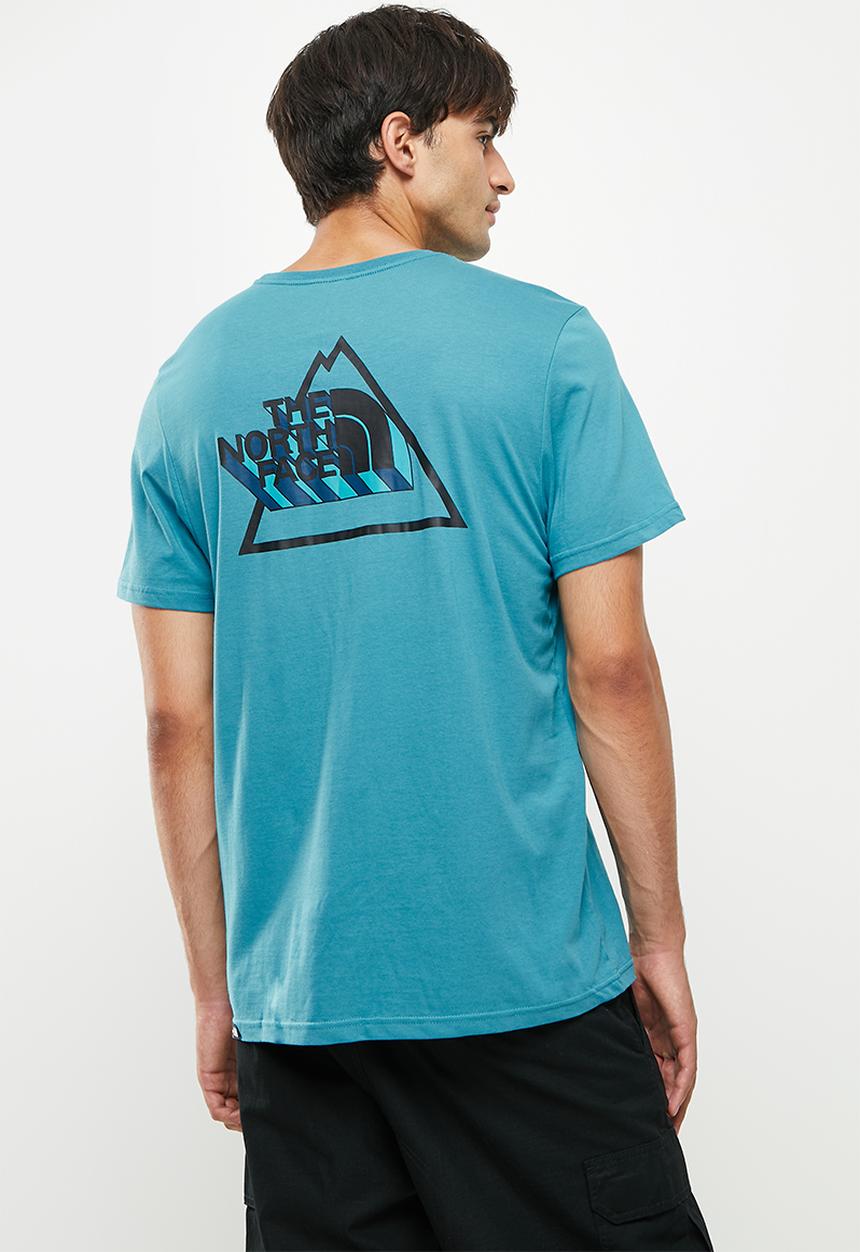 The North Face - Mens threeyama short sleeve tee - storm blue