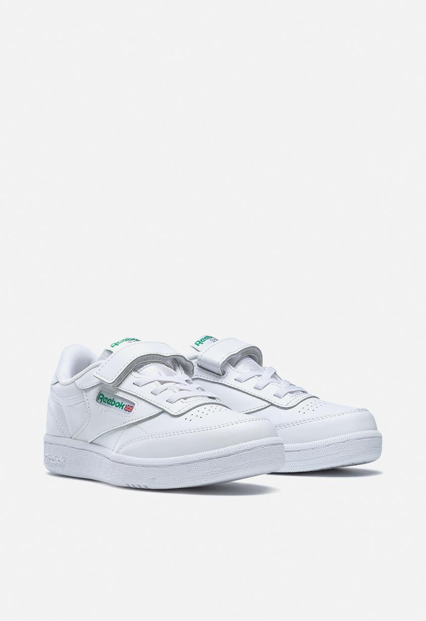 Reebok - Kids club c 1v - white/glen green
