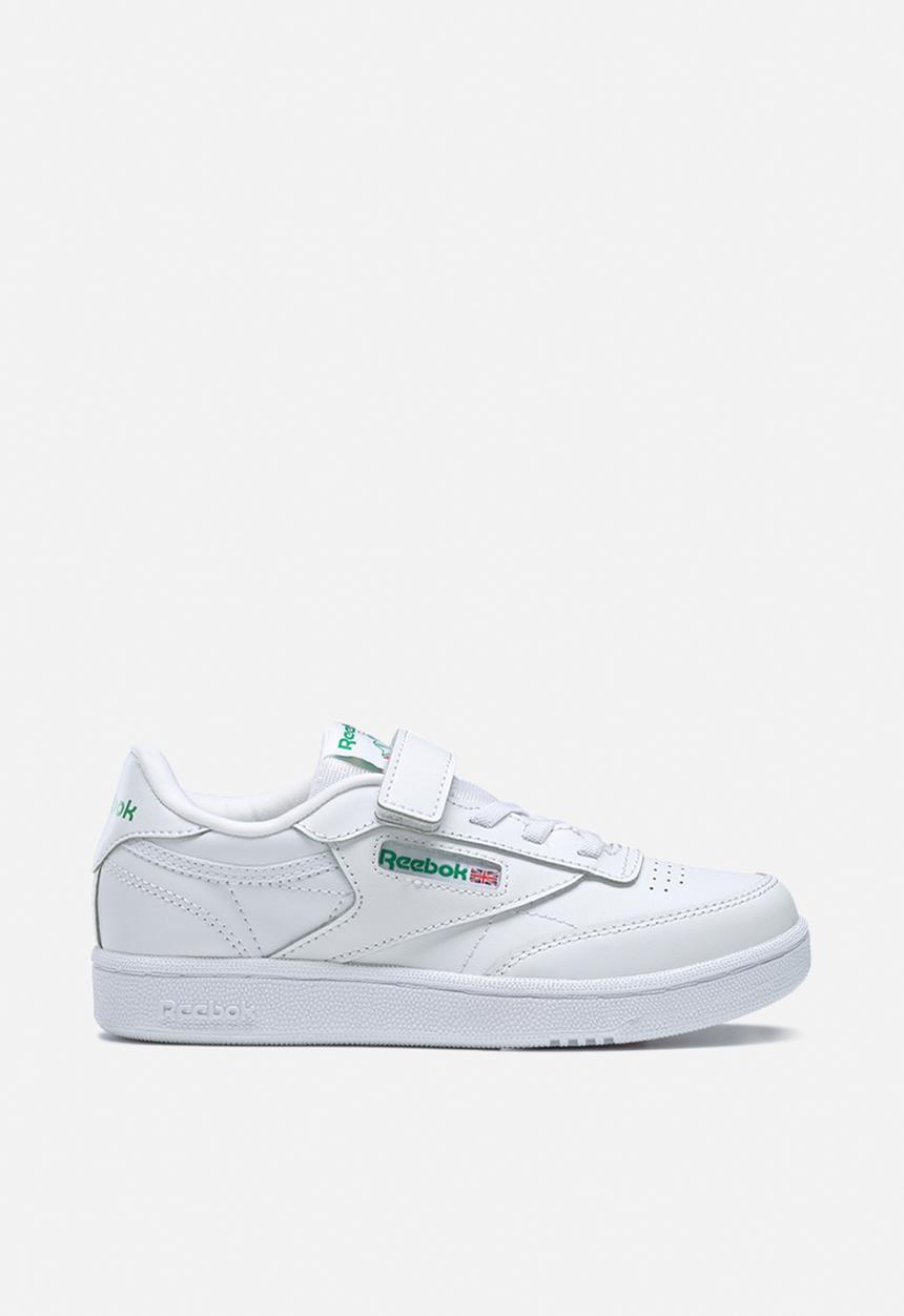 Reebok - Kids club c 1v - white/glen green