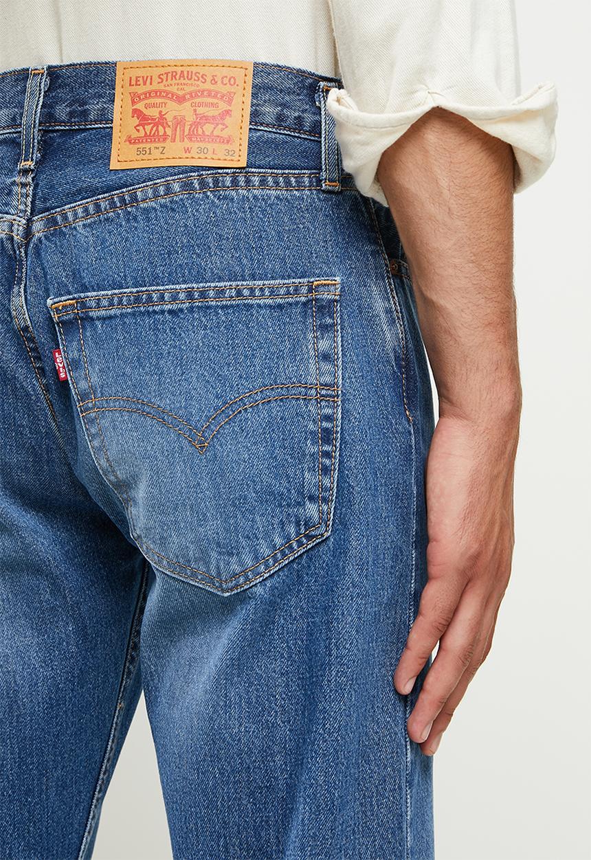 Levi’s® - 551z authentic straight buffalo run dx - blue