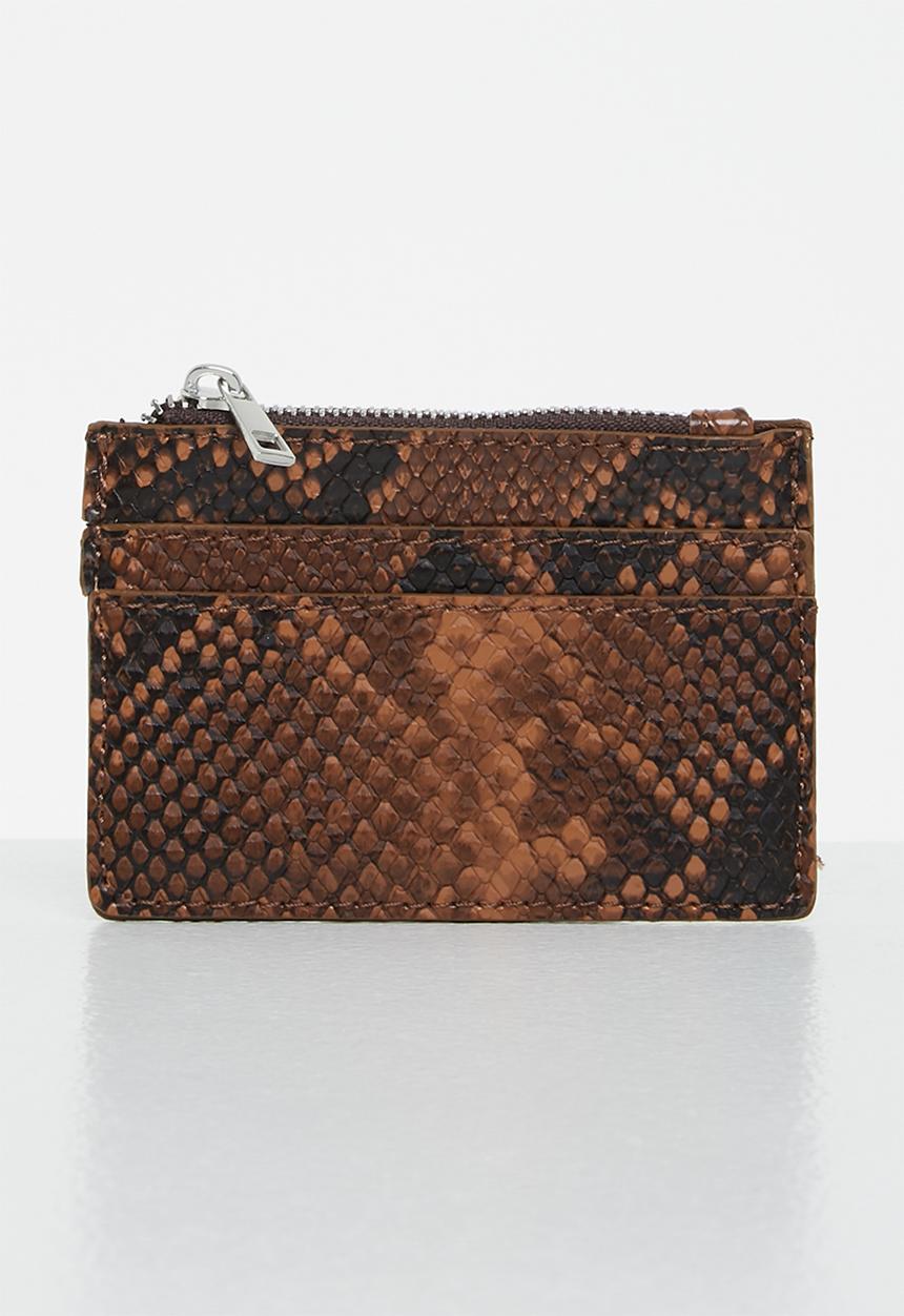 Rubi - Daisy cardholder - tan texture