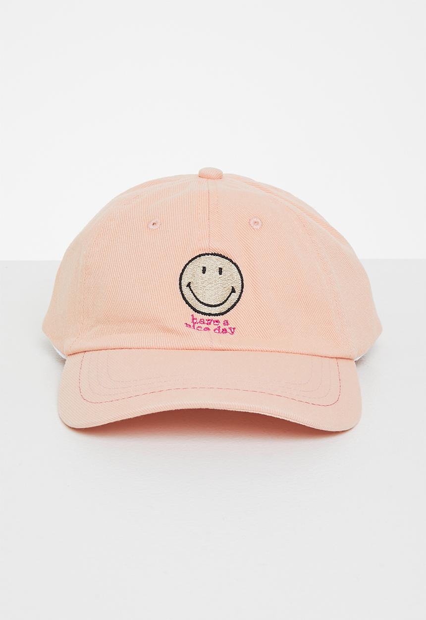 Rubi - Graphic dad cap - peach 